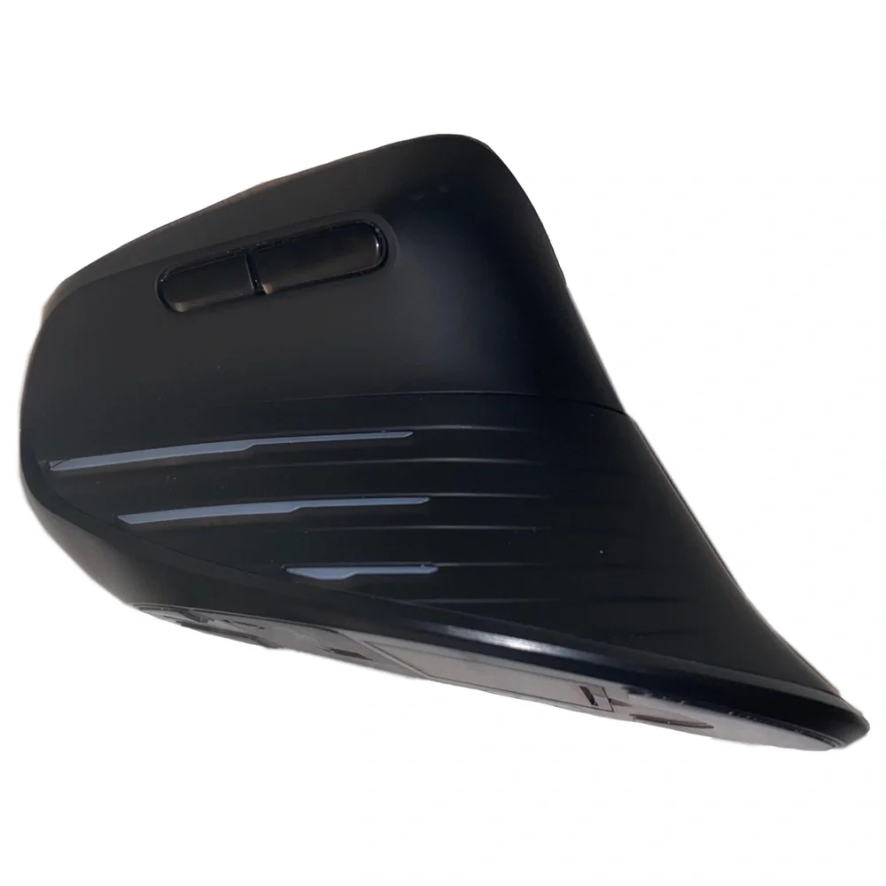 VssoPlor 2.4G USB Wireless Bluetooth Vertical Ergonomic Mouse Model VM56B, Black